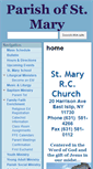 Mobile Screenshot of parishofstmary.org